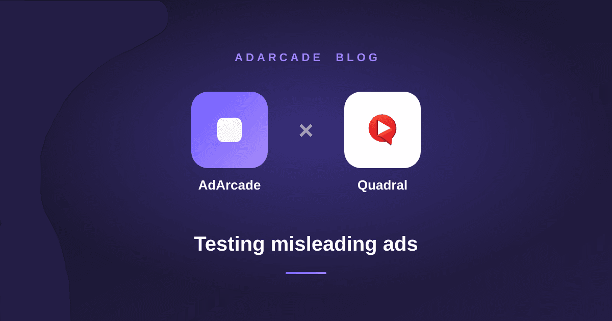 AdArcade article about Quadral's fake intro approach