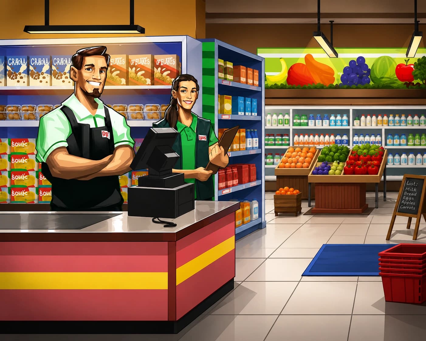 Grocery Store Tycoon project artwork