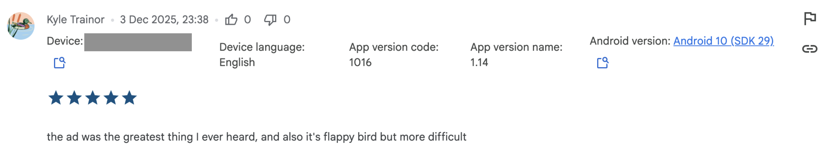Tap Tap Goose cost per install results by market