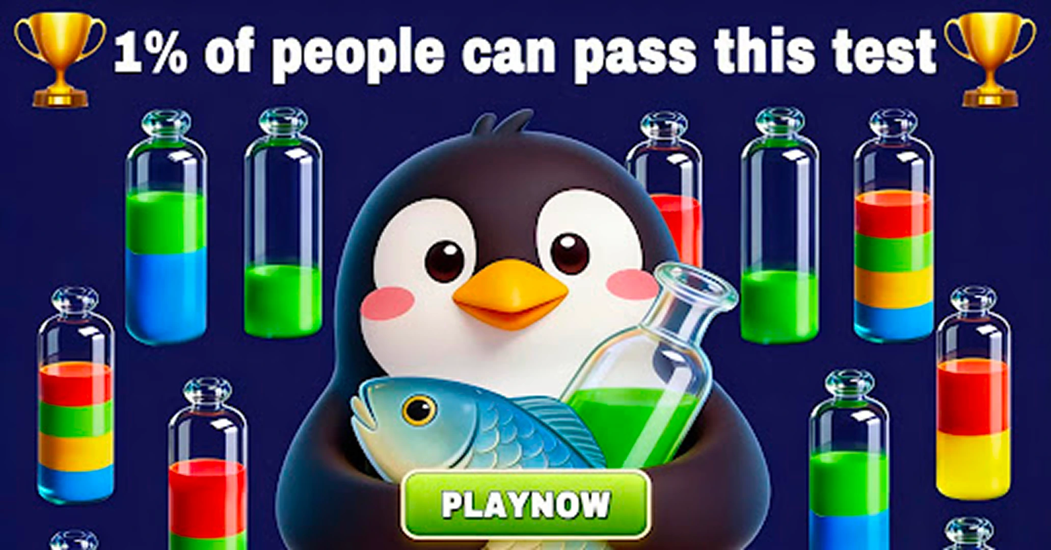 Original one percent challenge mobile game ad